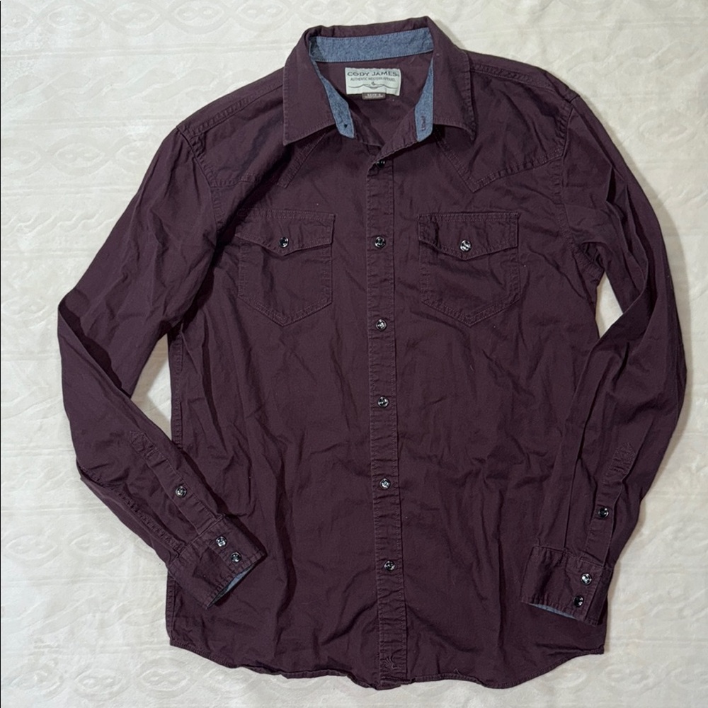 Cody James men’s‎ pearl snap button shirt